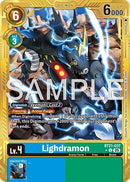 Image for Lighdramon (Gold Border) (BT21-037 U) (Advanced Booster Digimon Generation) - Digimon Card Game
