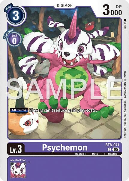 Image for Psychemon (Reprint) (BT8-071 C) (Advanced Booster Digimon Generation) (AD-01) - Digimon Card Game
