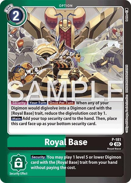 Image for Royal Base (P-181 P) (Limited Card Pack -Another Knight-) (LM-07) - Digimon Card Game