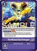 Image for The Wicked God Emerges! (P-193 P) (Limited Card Pack -Another Knight-) - Digimon Card Game