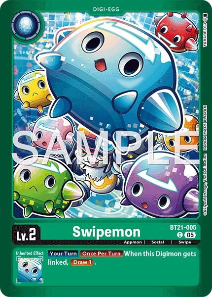 Image for Swipemon (BT21-005 C) (Limited Card Pack -Another Knight-) (LM-07) - Digimon Card Game