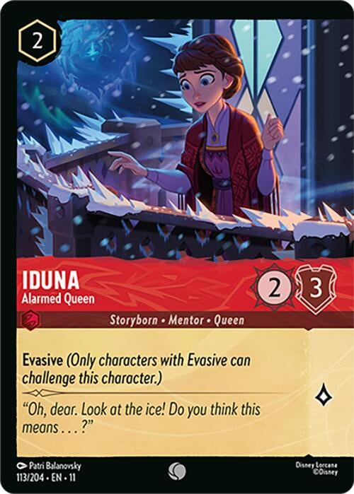 Image for Iduna - Alarmed Queen (Foil) (113/204) (Winterspell) - Disney Lorcana