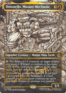 Image for Donatello, Mutant Mechanic (Borderless) (Gold-Stamped Signature) (302) (Teenage Mutant Ninja Turtles) - Magic: The Gathering