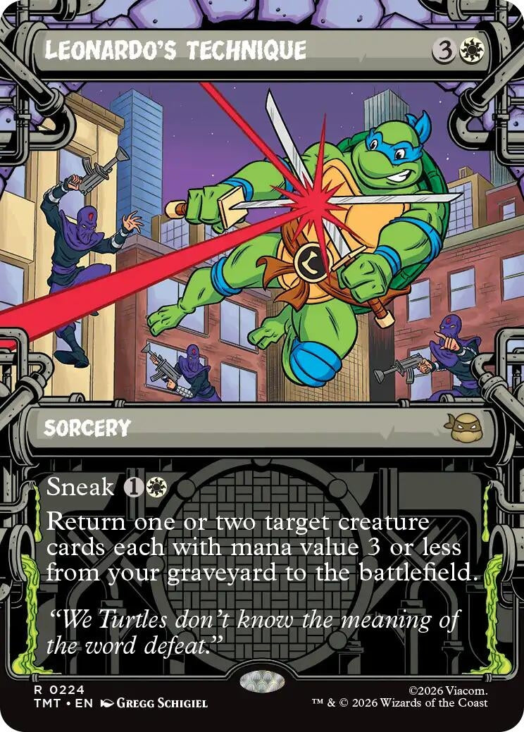 Leonardo's Technique (Showcase) (224) (Teenage Mutant Ninja Turtles)