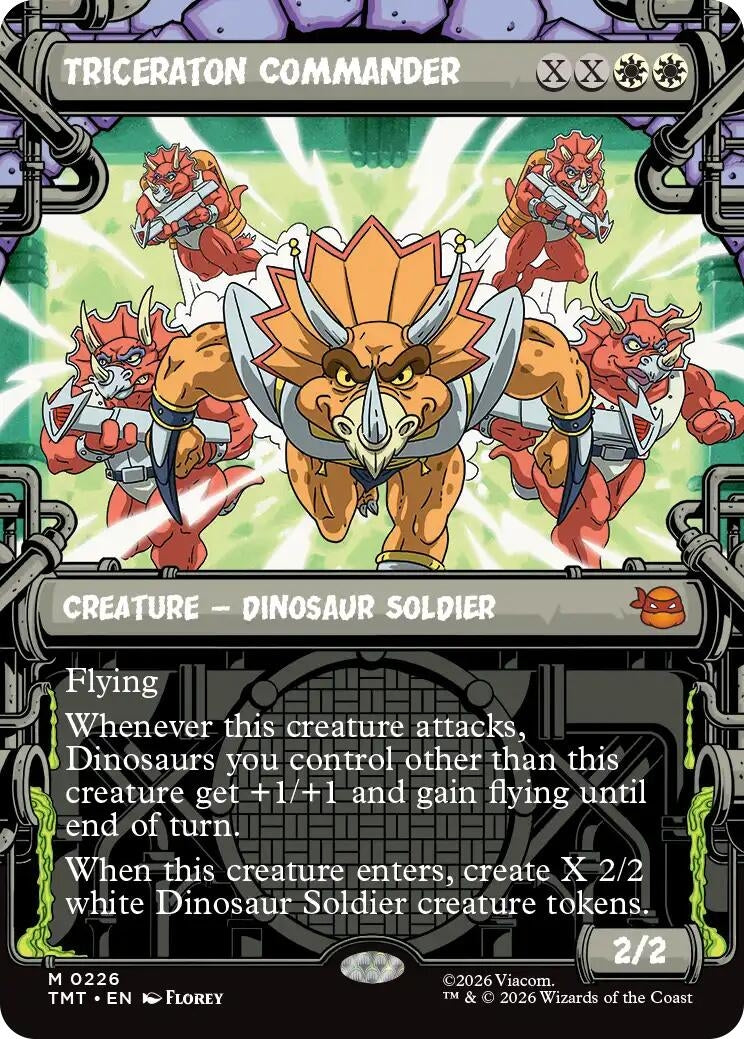 Image for Triceraton Commander (Showcase) (226) (Teenage Mutant Ninja Turtles) - Magic: The Gathering