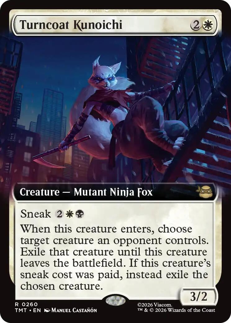 Turncoat Kunoichi (Extended Art) (260) (Teenage Mutant Ninja Turtles)