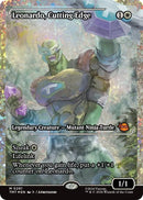 Image for Leonardo, Cutting Edge (Showcase) (Fracture Foil) (291) (Teenage Mutant Ninja Turtles) - Magic: The Gathering