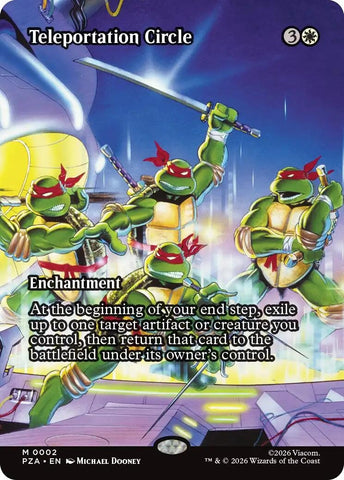 Image for Teleportation Circle (Borderless) (2) (Teenage Mutant Ninja Turtles Eternal-Legal) - Magic: The Gathering