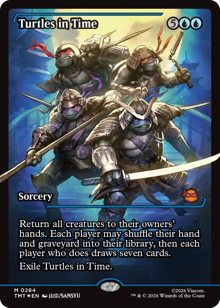 Image for Turtles in Time (Showcase) (284) (Teenage Mutant Ninja Turtles) - Magic: The Gathering