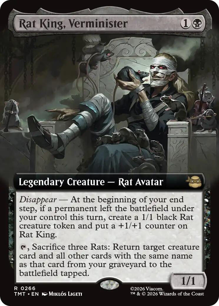 Rat King, Verminister (Extended Art) (266) (Teenage Mutant Ninja Turtles)