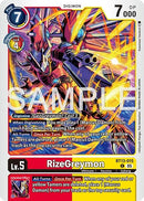 Image for RizeGreymon - BT13-015 (Reprint) (BT13-015 C) (Advanced Booster Digimon Generation) - Digimon Card Game