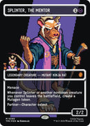 Image for Splinter, the Mentor (0089) (Borderless) (Surge Foil) (89) (Teenage Mutant Ninja Turtles) - Magic: The Gathering