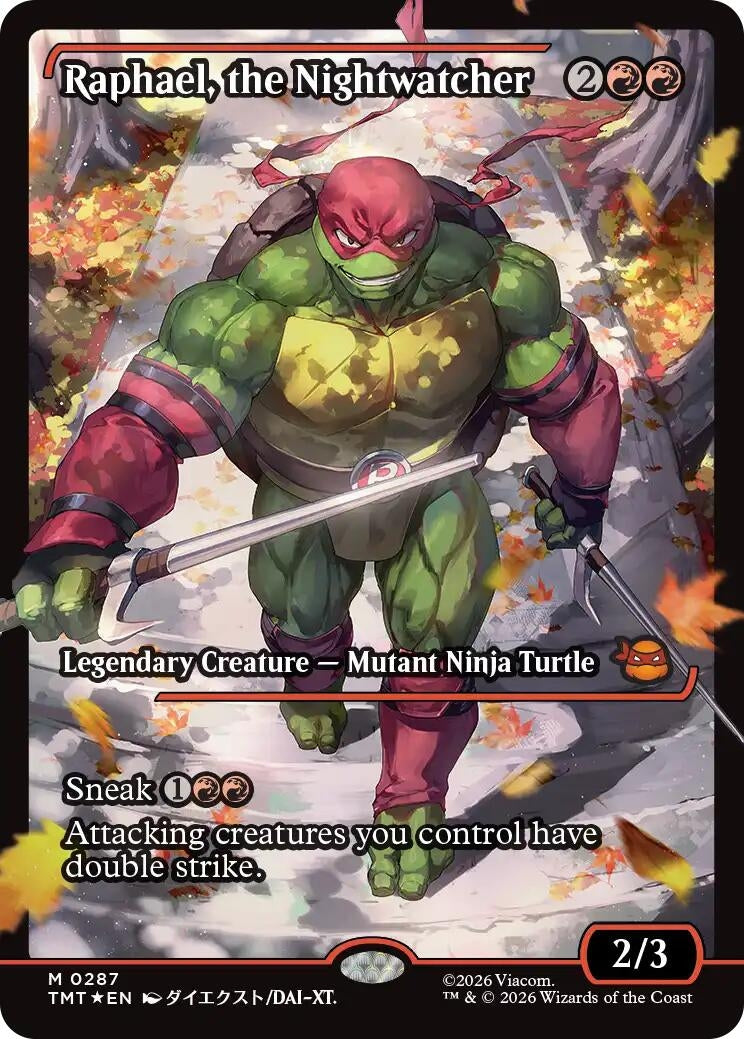 Image for Raphael, the Nightwatcher (Showcase) (287) (Teenage Mutant Ninja Turtles) - Magic: The Gathering