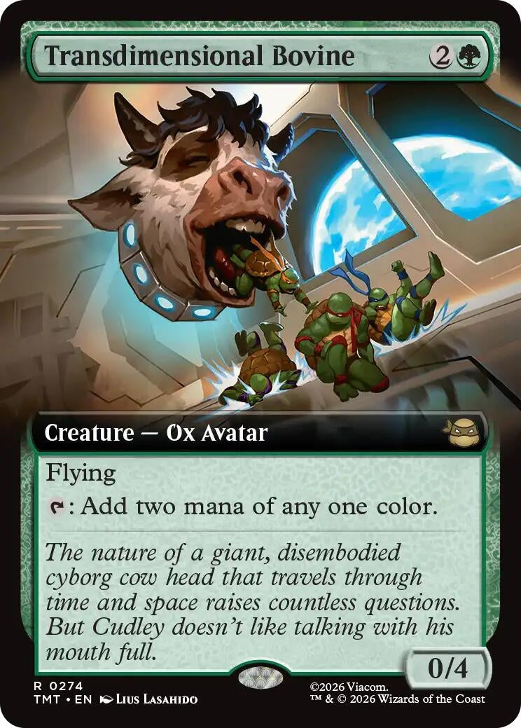 Transdimensional Bovine (Extended Art) (274) (Teenage Mutant Ninja Turtles)