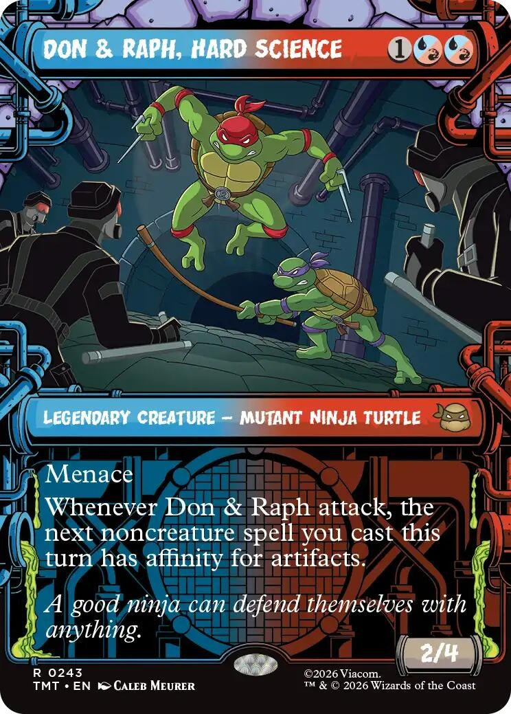 Image for Don & Raph, Hard Science (Showcase) (243) (Teenage Mutant Ninja Turtles) - Magic: The Gathering