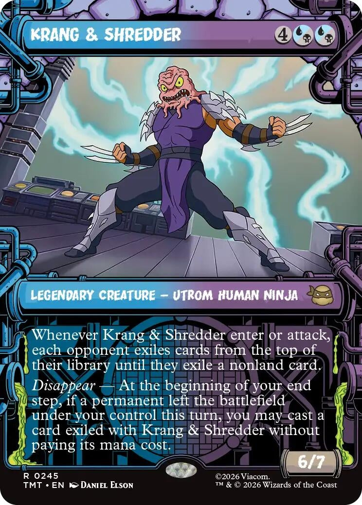 Image for Krang & Shredder (Showcase) (245) (Teenage Mutant Ninja Turtles) - Magic: The Gathering
