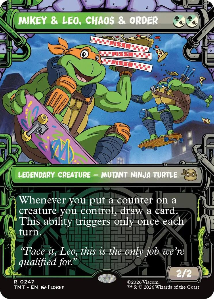 Mikey & Leo, Chaos & Order (Showcase) (247) (Teenage Mutant Ninja Turtles)