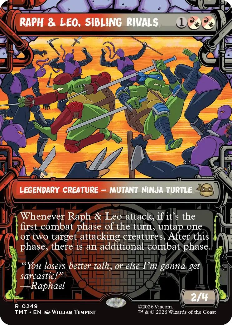 Raph & Leo, Sibling Rivals (Showcase) (249) (Teenage Mutant Ninja Turtles)
