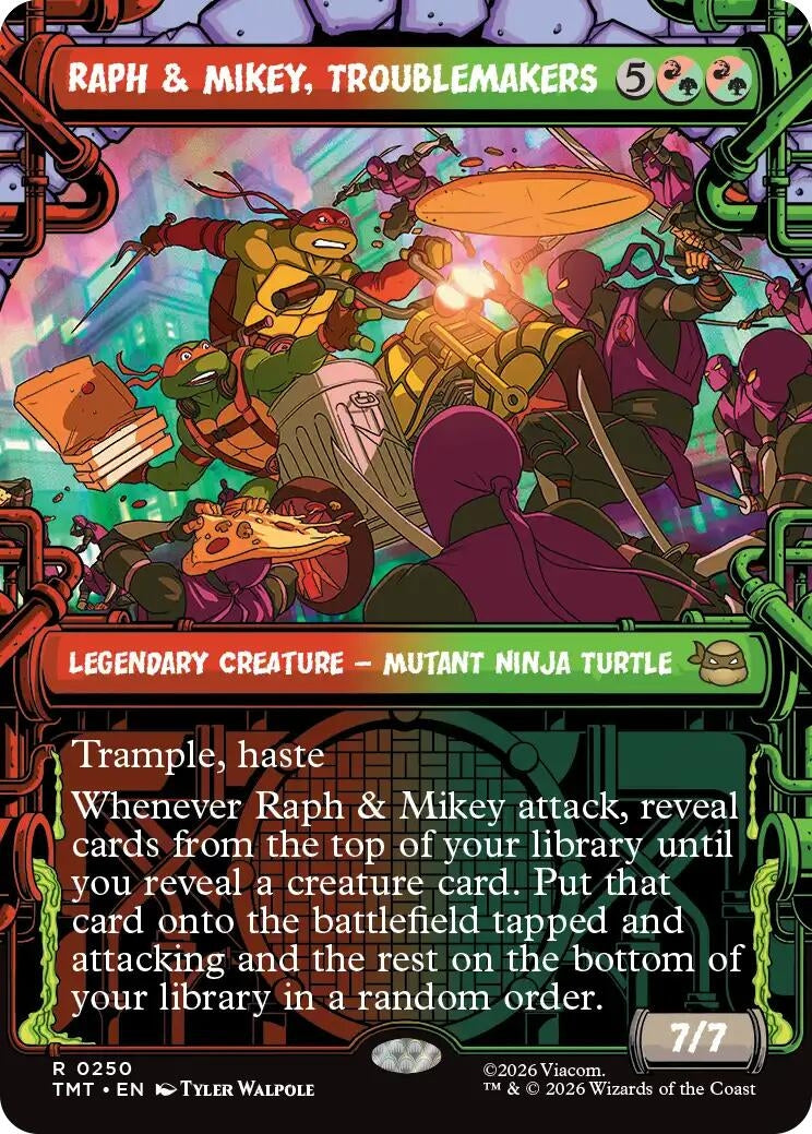 Raph & Mikey, Troublemakers (Showcase) (250) (Teenage Mutant Ninja Turtles)