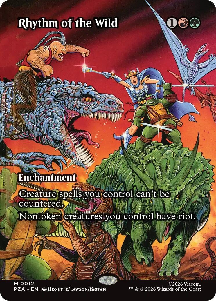 Rhythm of the Wild (Borderless) (12) (Teenage Mutant Ninja Turtles Eternal-Legal)