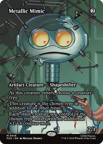 Metallic Mimic (Borderless) (16) (Teenage Mutant Ninja Turtles Eternal-Legal)