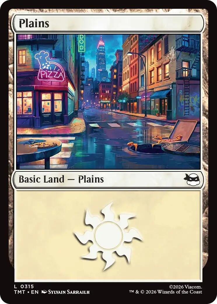 Image for Plains (0315) (315) (Teenage Mutant Ninja Turtles) - Magic: The Gathering