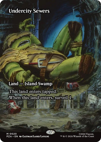 Undercity Sewers (Borderless) (20) (Teenage Mutant Ninja Turtles Eternal-Legal)