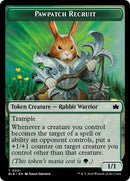 Image for Pawpatch Recruit // Map Double-Sided Token (21 // 17) (Bloomburrow) - Magic: The Gathering