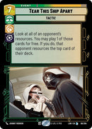 Image for Tear This Ship Apart (66/264) (A Lawless Time) - Star Wars: Unlimited