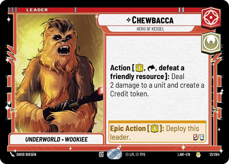 Image for Chewbacca - Hero of Kessel (13/264) (A Lawless Time) - Star Wars: Unlimited