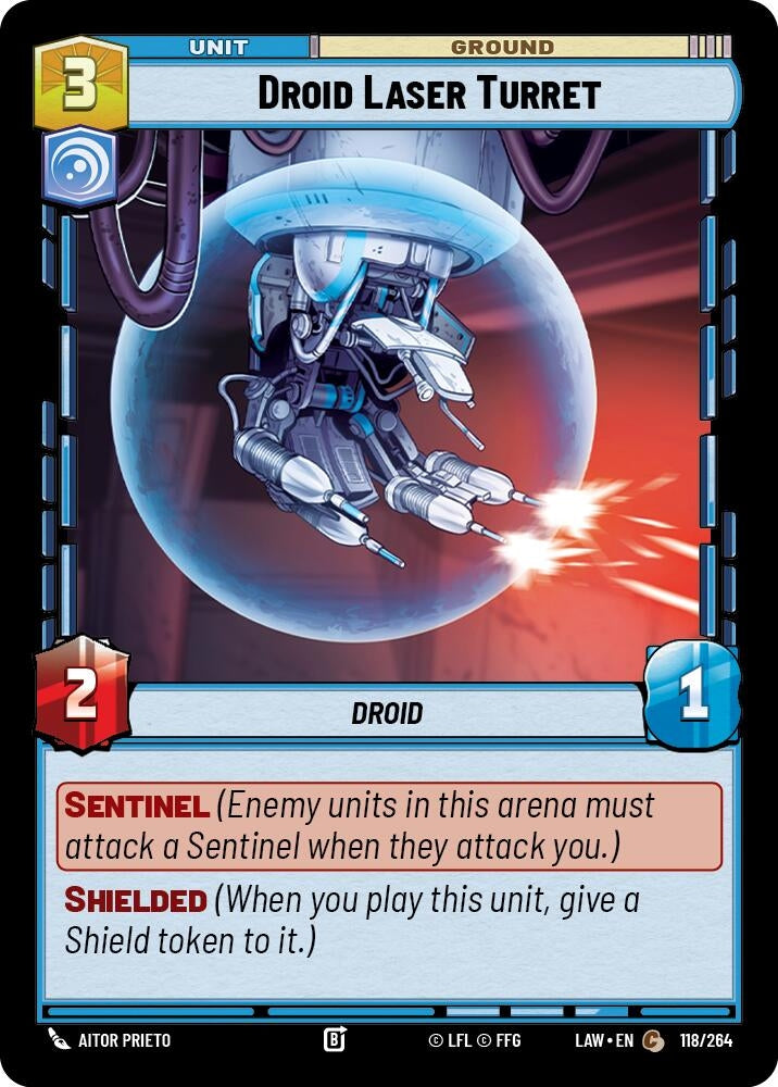 Image for Droid Laser Turret (118/264) (A Lawless Time) - Star Wars: Unlimited