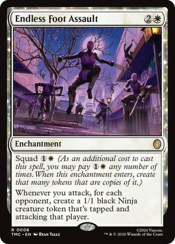 Image for Endless Foot Assault (8) (Teenage Mutant Ninja Turtles) - Magic: The Gathering