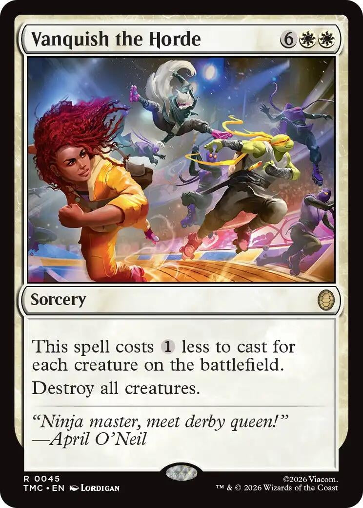 Image for Vanquish the Horde (45) (Teenage Mutant Ninja Turtles) - Magic: The Gathering