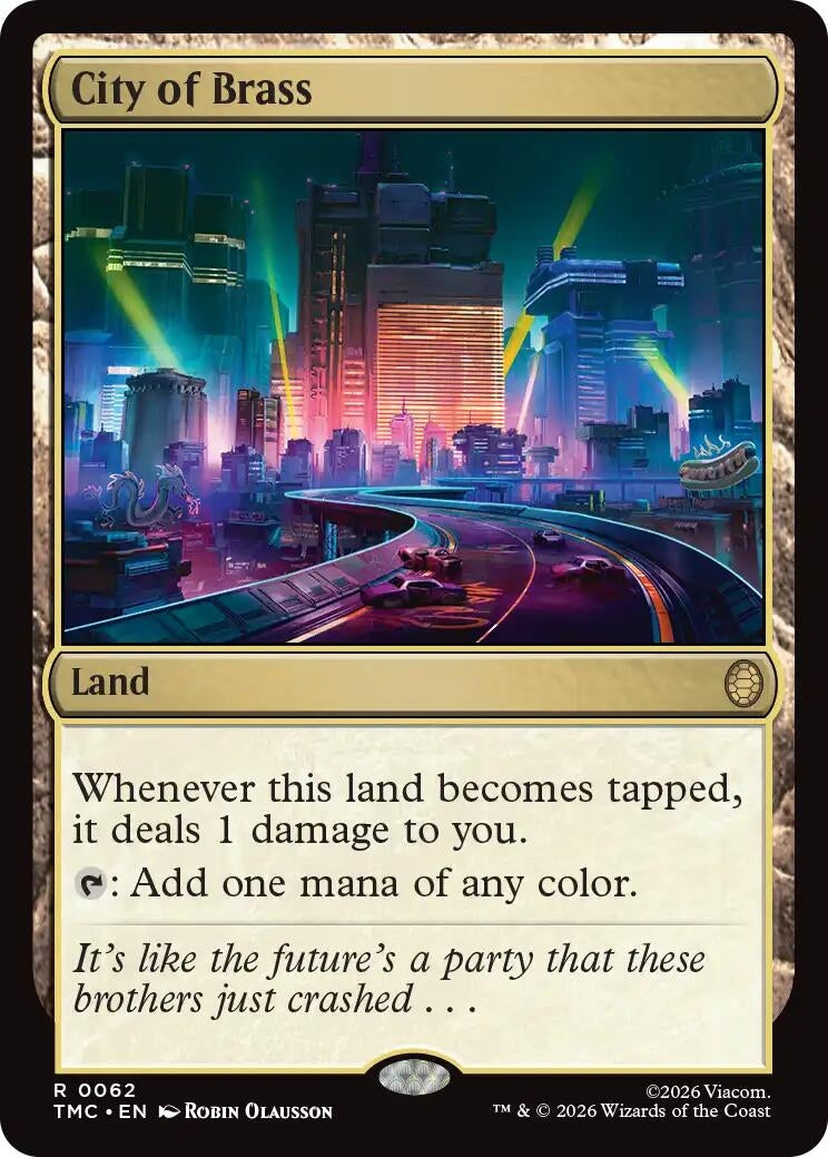 Image for City of Brass (62) (Teenage Mutant Ninja Turtles) - Magic: The Gathering