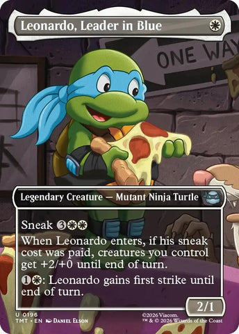 Leonardo, Leader in Blue (Borderless) (196) (Teenage Mutant Ninja Turtles)
