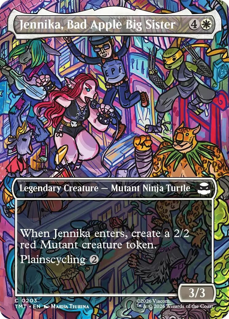Jennika, Bad Apple Big Sister (Borderless) (203) (Teenage Mutant Ninja Turtles)