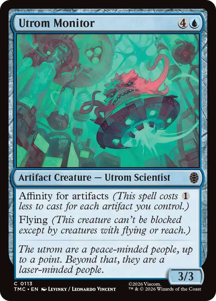 Image for Utrom Monitor (113) (Teenage Mutant Ninja Turtles) - Magic: The Gathering