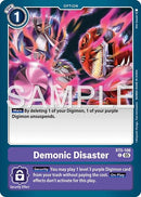 Image for Demonic Disaster (Reprint) (BT5-106 C) (Advanced Booster Digimon Generation) - Digimon Card Game