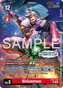 Image for Siriusmon (Ultimate Cup 26-27 Season 1 Winner) (BT21-028 R) (World Convergence) - Digimon Card Game