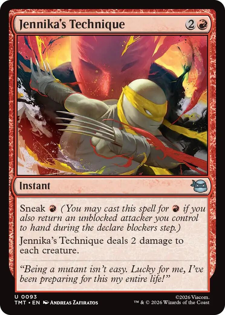 Image for Jennika's Technique (93) (Teenage Mutant Ninja Turtles) - Magic: The Gathering