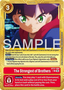 Image for The Strongest of Brothers (Gold Border) (BT21-090 C) (Advanced Booster Digimon Generation) (AD-01) - Digimon Card Game