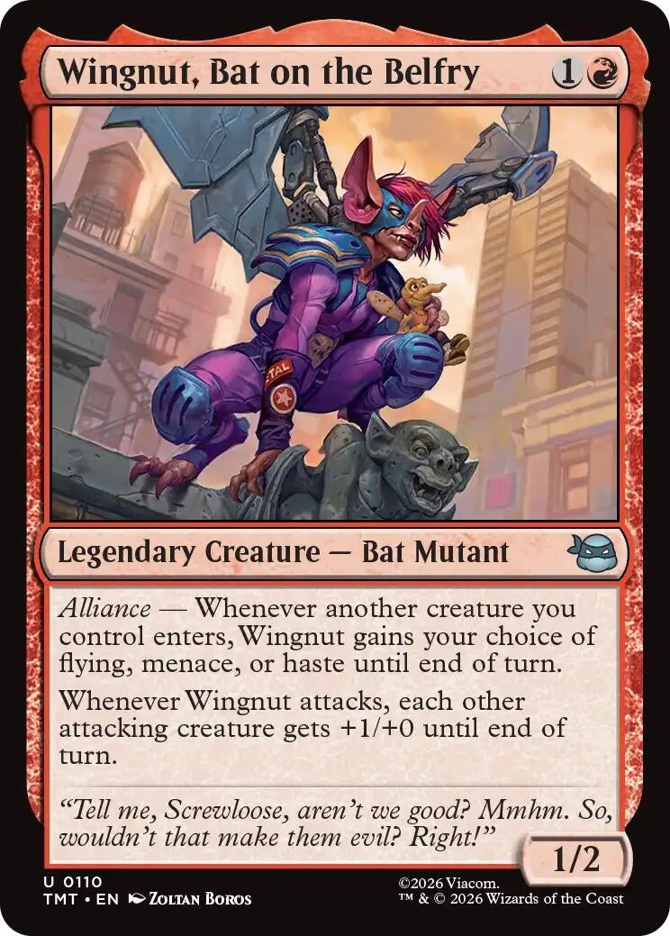 Wingnut, Bat on the Belfry (110) (Teenage Mutant Ninja Turtles)