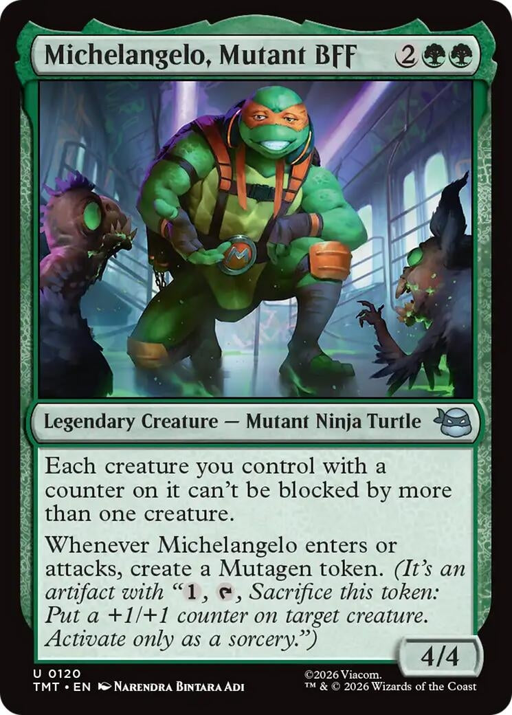 Michelangelo, Mutant BFF (120) (Teenage Mutant Ninja Turtles)
