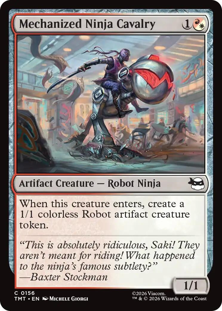 Mechanized Ninja Cavalry (156) (Teenage Mutant Ninja Turtles)