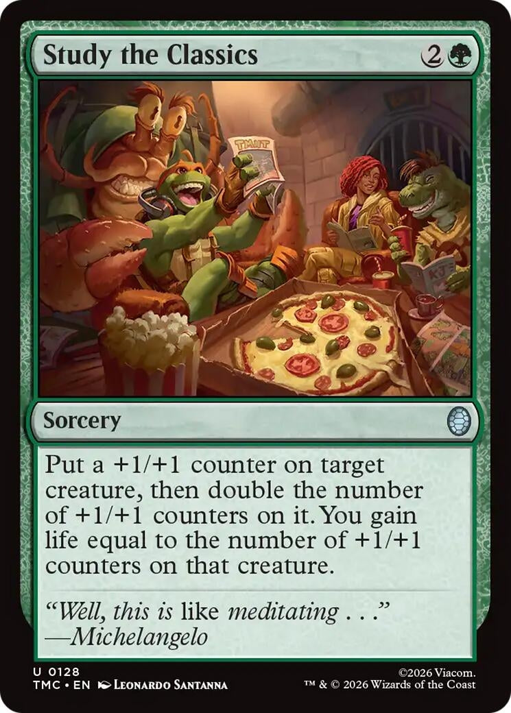 Image for Study the Classics (128) (Teenage Mutant Ninja Turtles) - Magic: The Gathering