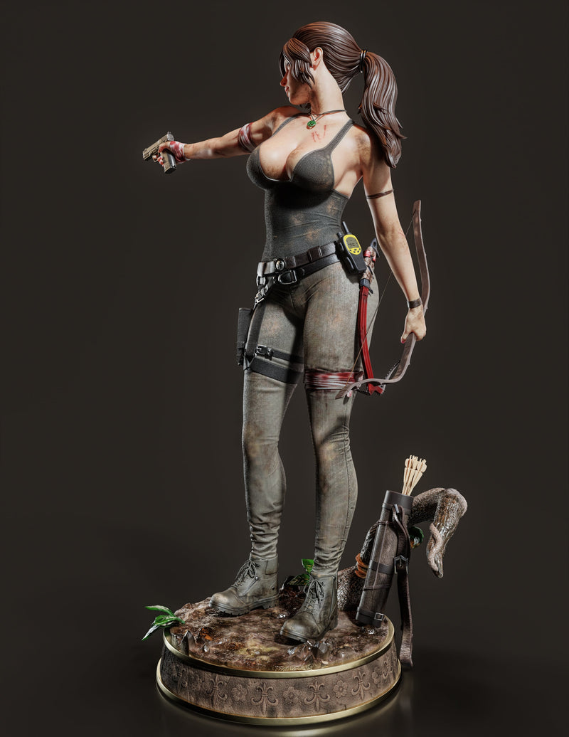 Lara Croft 2 Resin Statue - view 5