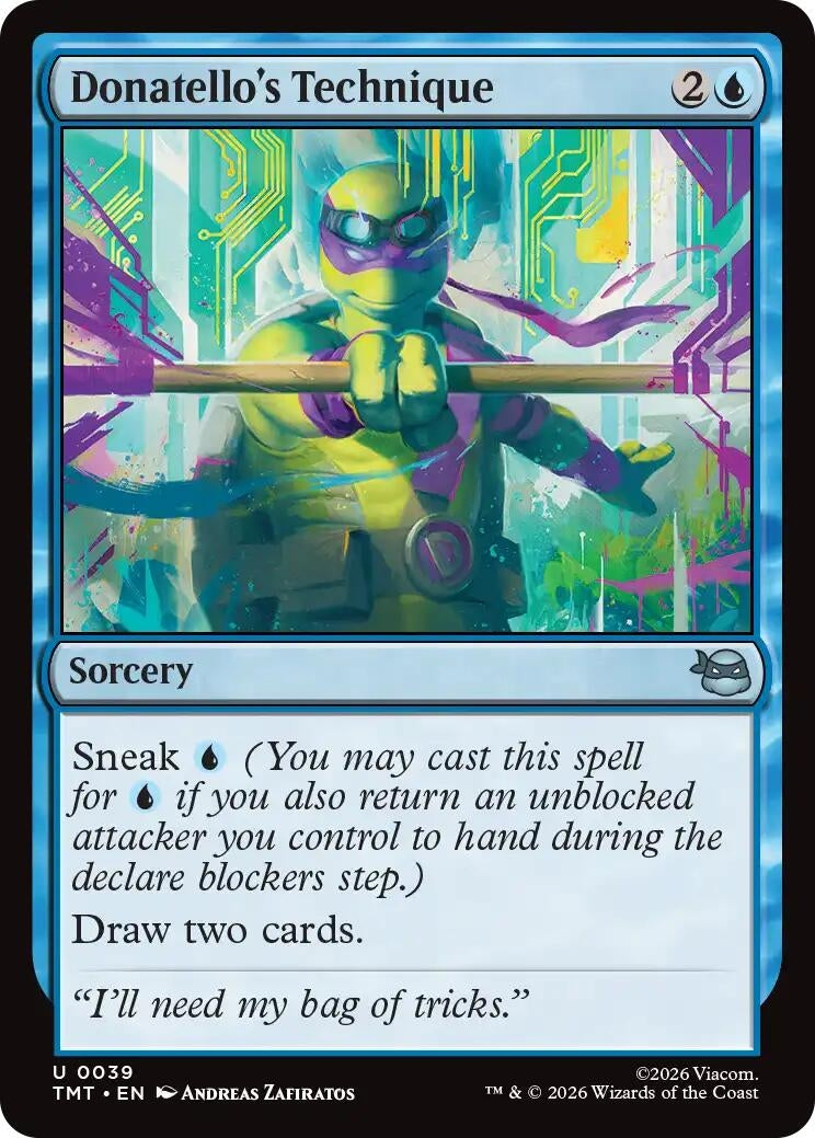 Image for Donatello's Technique (39) (Teenage Mutant Ninja Turtles) - Magic: The Gathering