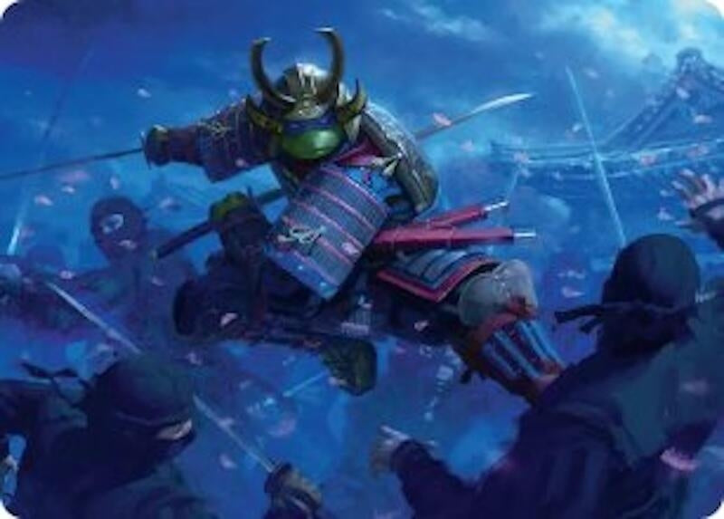 Image for Leonardo, Sewer Samurai Art Card (1/54) (1) (Teenage Mutant Ninja Turtles) - Magic: The Gathering