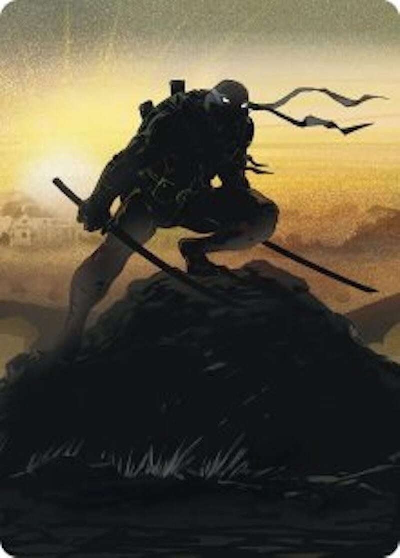 Image for Leonardo, Sewer Samurai Art Card (20/54) (20) (Teenage Mutant Ninja Turtles) - Magic: The Gathering