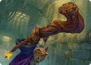 Image for Wooden Cane Art Card (Gold-Stamped) (46) (Teenage Mutant Ninja Turtles) - Magic: The Gathering